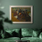 Impressionist cabaret interior scene by Henri de Toulouse-Lautrec in an ornate champagne frame shown in multiple size options.