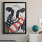 American Cow I - Modern Framed Canvas Print