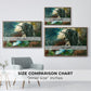 Campfire, Adirondacks, 1892 - Floater Framed Canvas Print