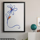 Wobbly Blooms I - Modern Framed Canvas Print