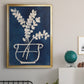 Vessel on Indigo II - Modern Framed Canvas Print