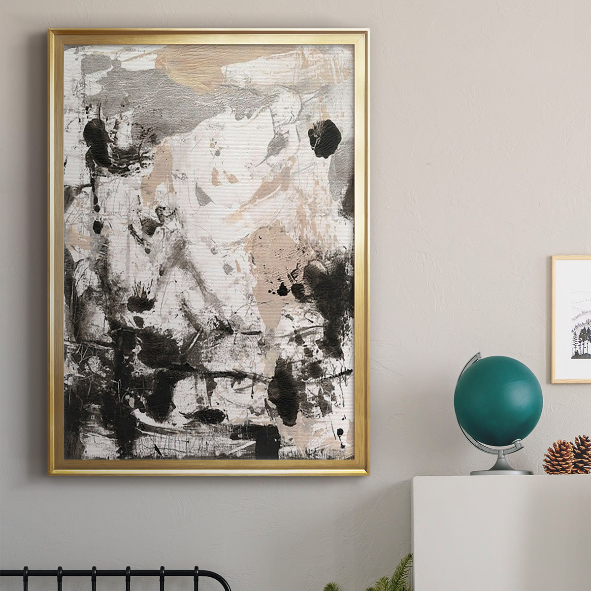 Disarray I - Modern Framed Canvas Print