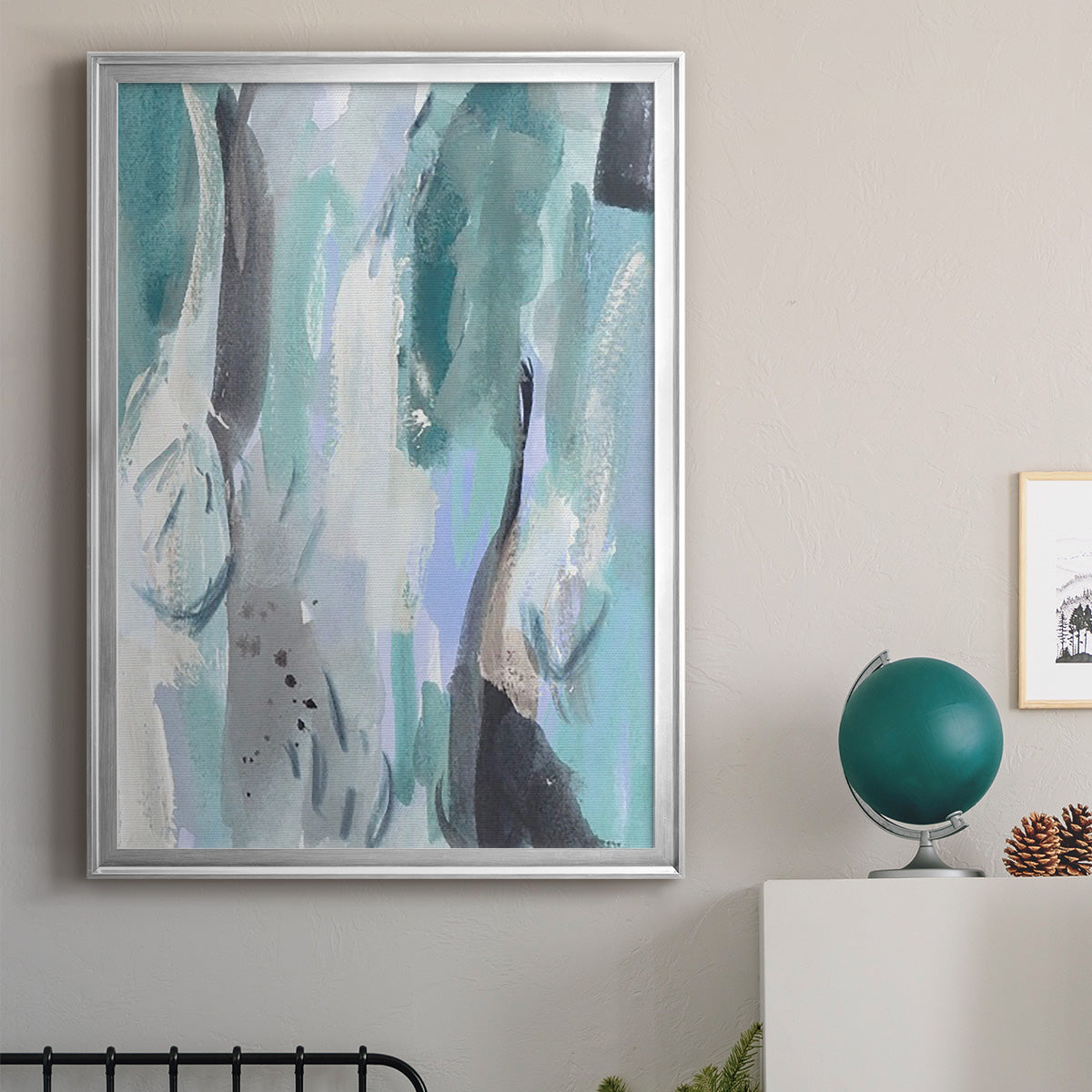 Ocean Crush I - Modern Framed Canvas Print