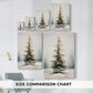 Night of Pearled Fir - Canvas Art Print