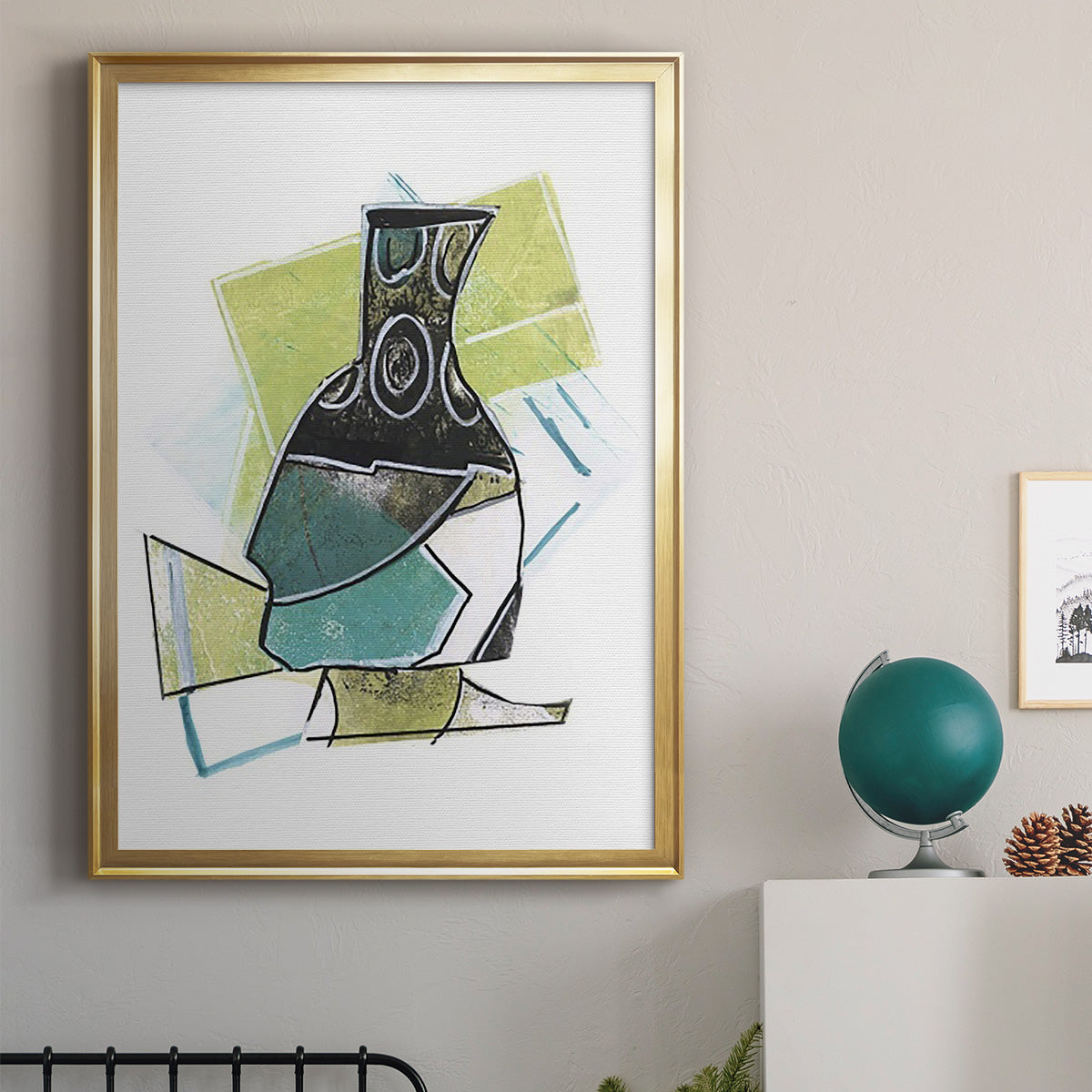 Jubilee Jugs II - Modern Framed Canvas Print