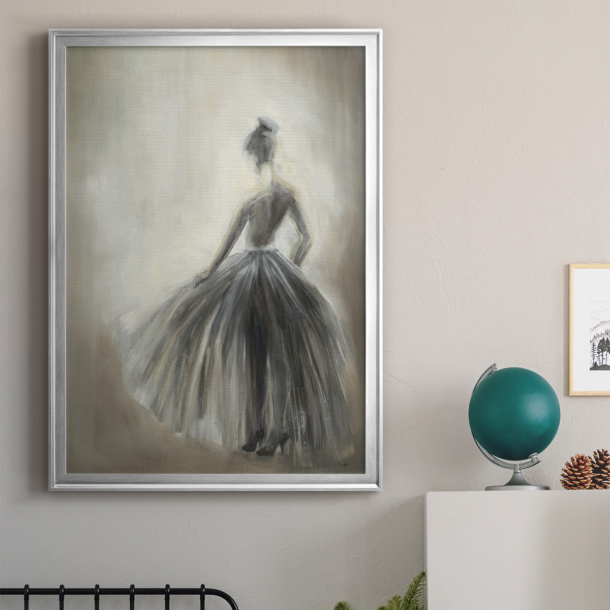 Over in the Light -  Framed Canvas Print