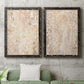 Walnut Damask III - Premium Framed Canvas 2 Piece Set - Ready to Hang