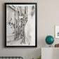 Europe Street Sketches I - Modern Framed Canvas Print