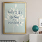 All Things - Modern Framed Canvas Print
