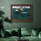 The Green Wave - Ornate Framed Canvas Print