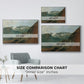 The Dachstein from the Plassen near Hallstatt, 1827 - Floater Framed Canvas Print