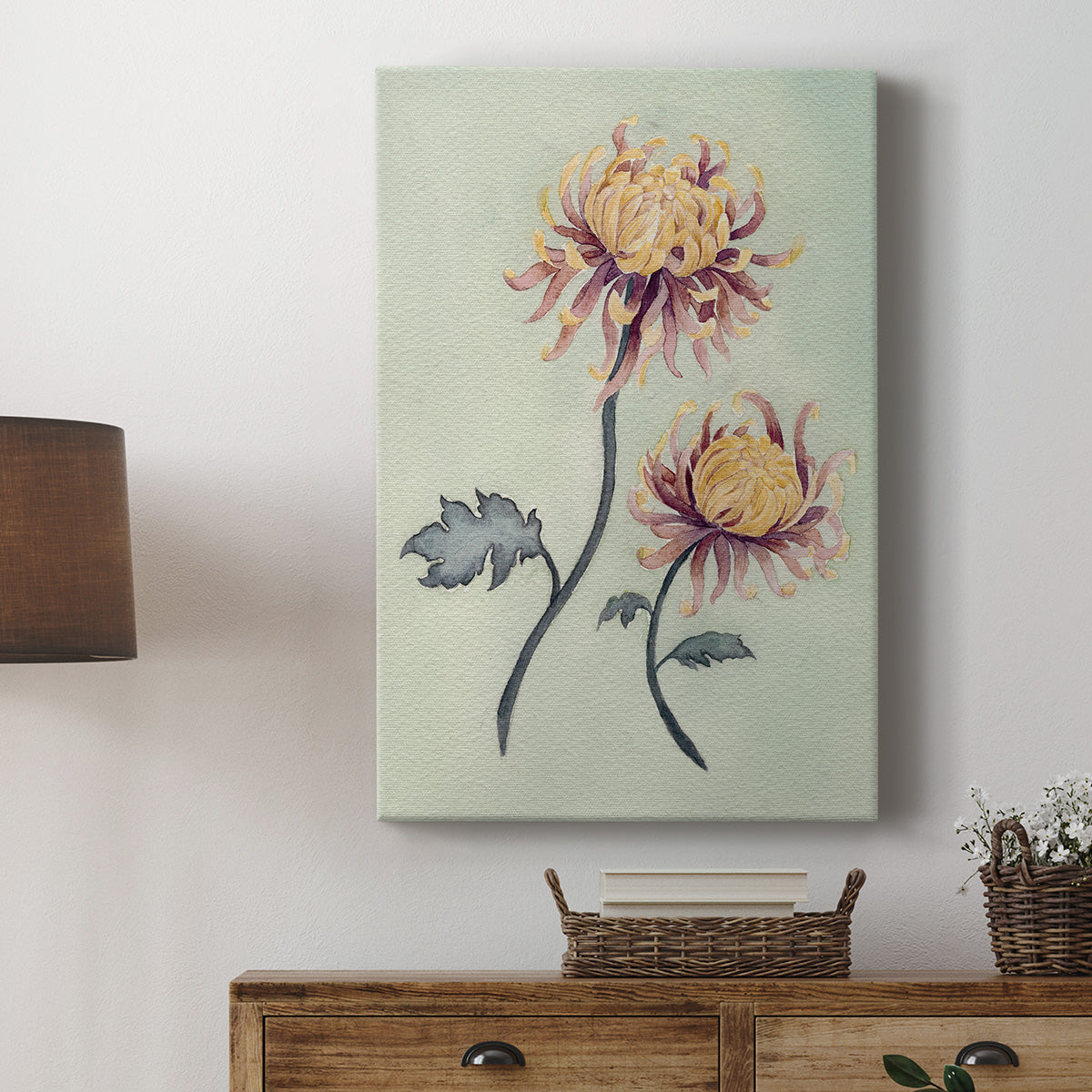 Chrysanthemum Beauty II - Canvas Art Print