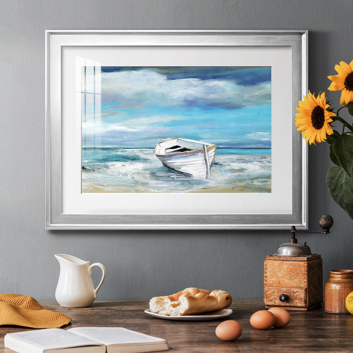 Classic Coast - Modern Framed Art Print