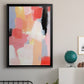 Aerial Scarlet I - Modern Framed Canvas Print