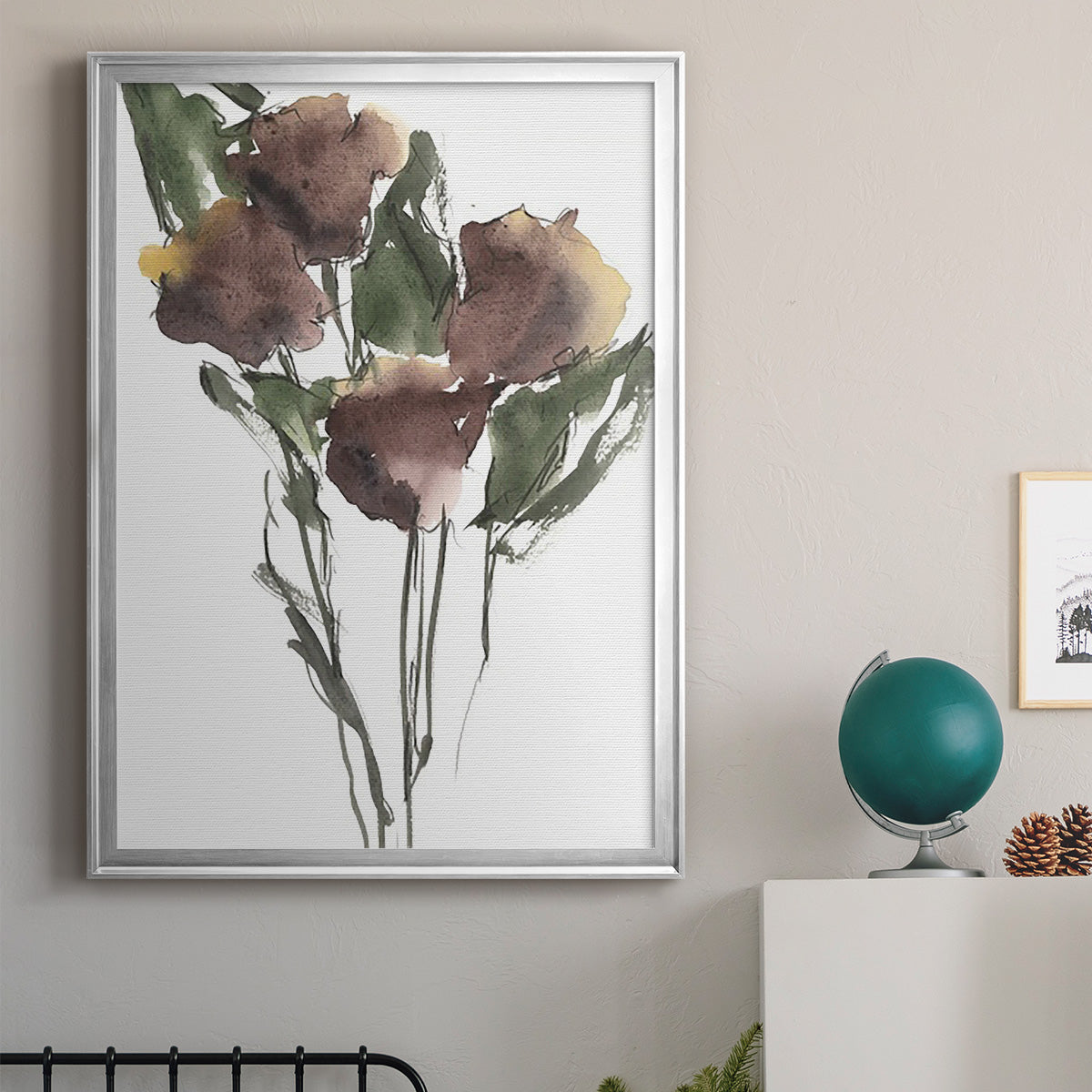 Growing Wild I - Modern Framed Canvas Print