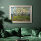 Orchard With Blossoming Apricot Trees - Ornate Framed Canvas Print