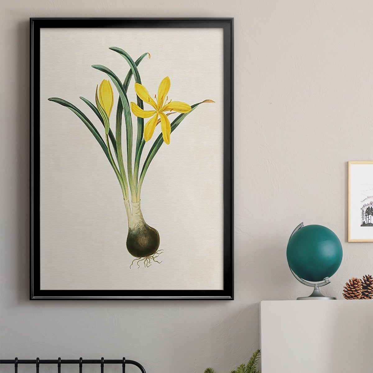 Flowers of the Seasons VI - Modern Framed Canvas Print