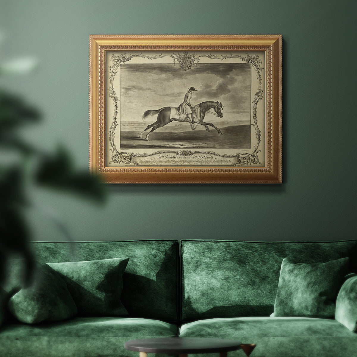 Distinguished Horses I Premium Framed Canvas- Ready to Hang