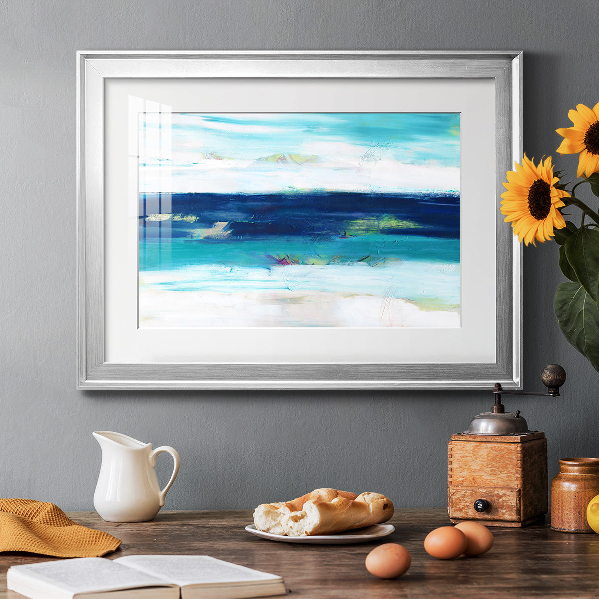 Above Us Only Sky - Modern Framed Art Print