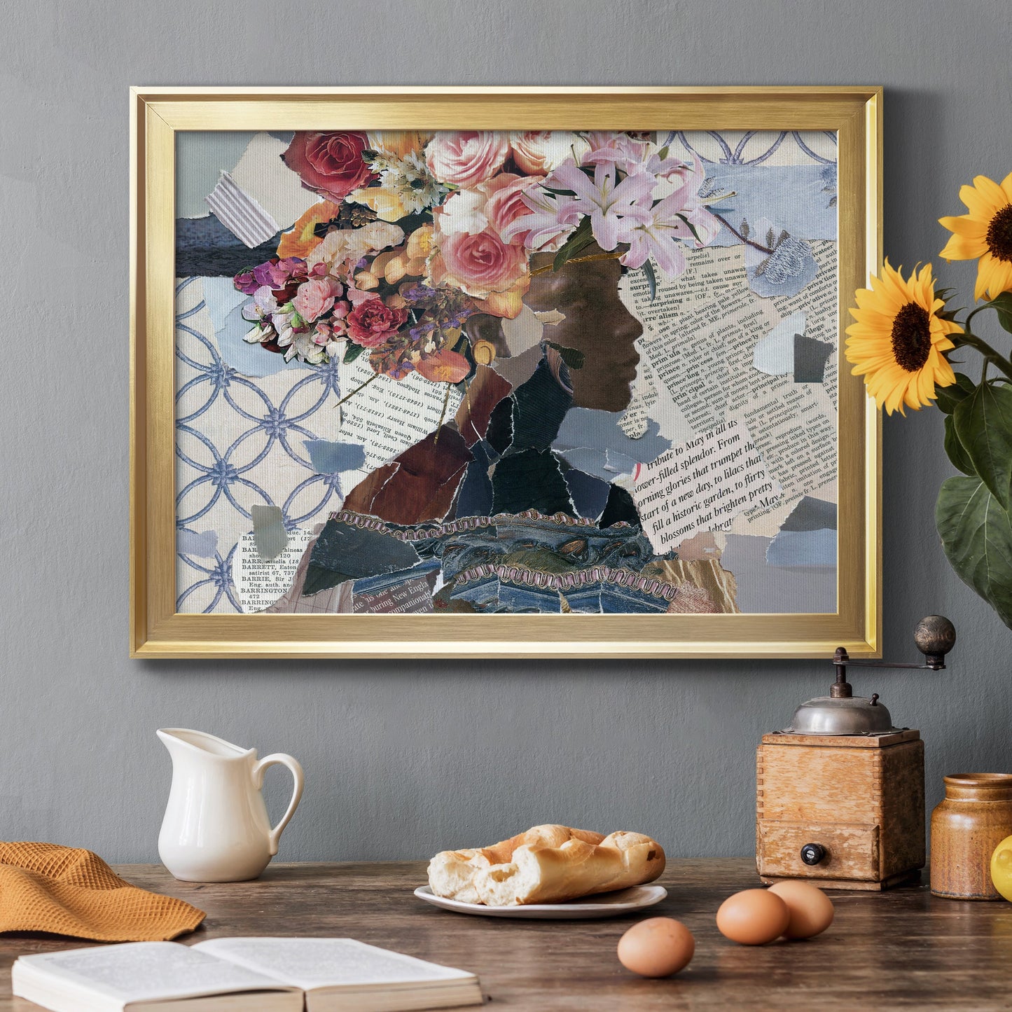 Contemplation I - Modern Framed Canvas Print