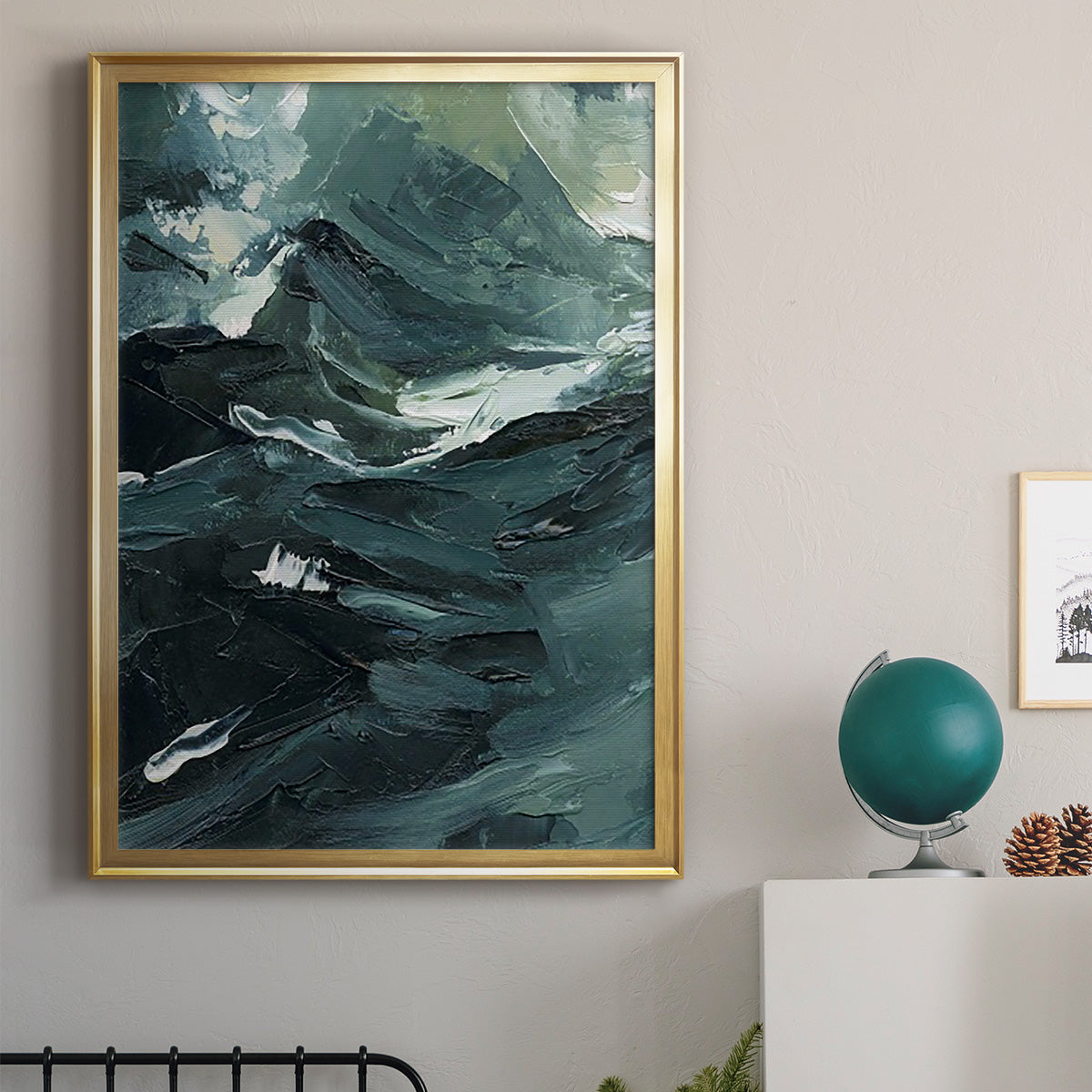 Lost in the Sea I - Modern Framed Canvas Print