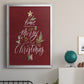 Merry Little Christmas - Modern Framed Canvas Print