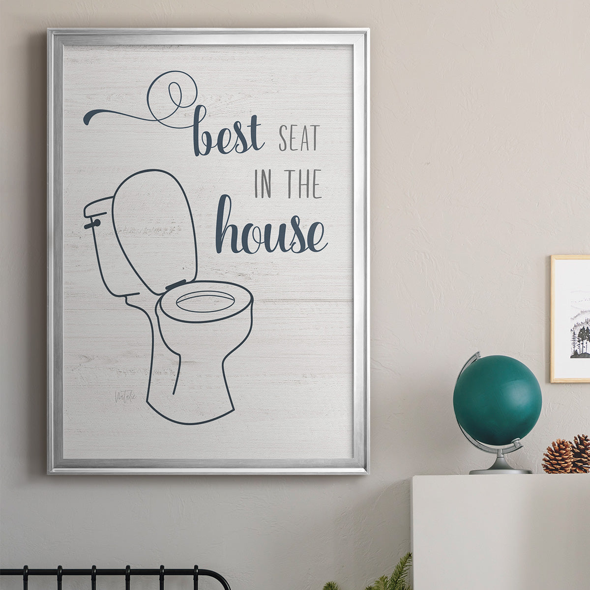 Best Seat - Modern Framed Canvas Print