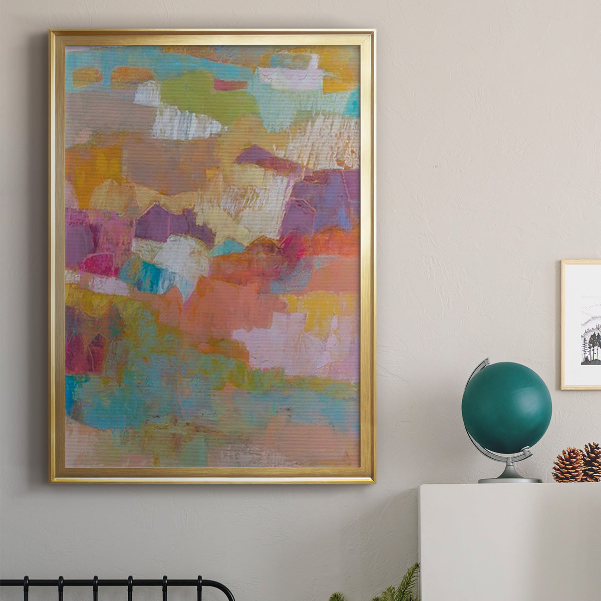 Kindill II - Modern Framed Canvas Print