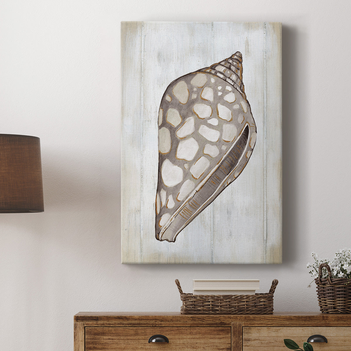 Ocean Cone I Premium Gallery Wrapped Canvas - Ready to Hang