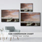 Views Across Frenchman's Bay from Mt. Desert Island, After a Squall, 1845 - Floater Framed Canvas Print