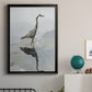 Heron - Modern Framed Canvas Print