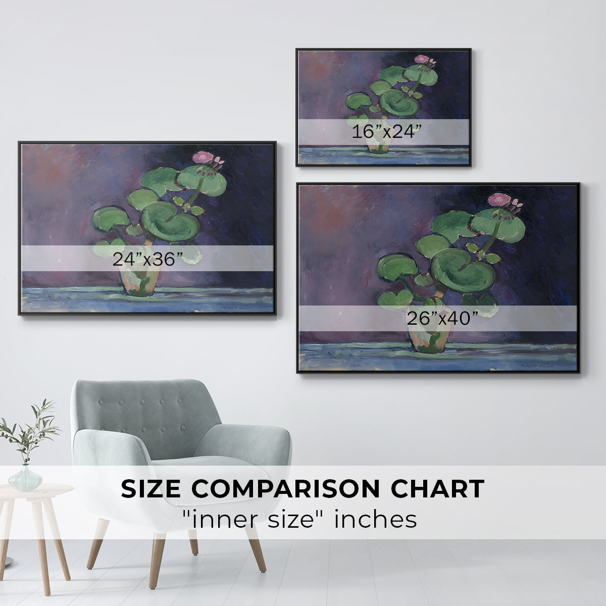 Geranium, 1909 - Floater Framed Canvas Print