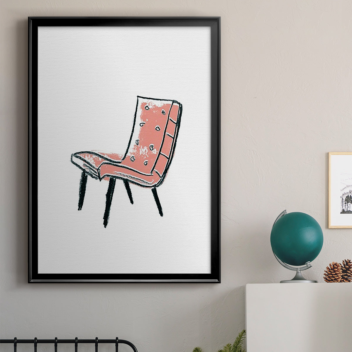 Take a Seat IX - Modern Framed Canvas Print