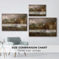Parham Mill, Gillingham, 1826 - Floater Framed Canvas Print