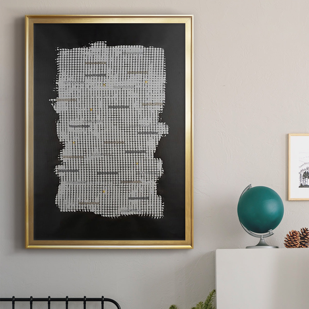 Bits & Bytes I - Modern Framed Canvas Print