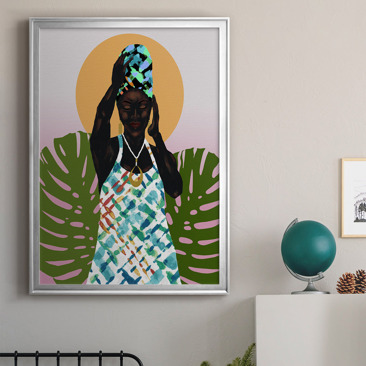 Her Faith - Modern Framed Canvas Print