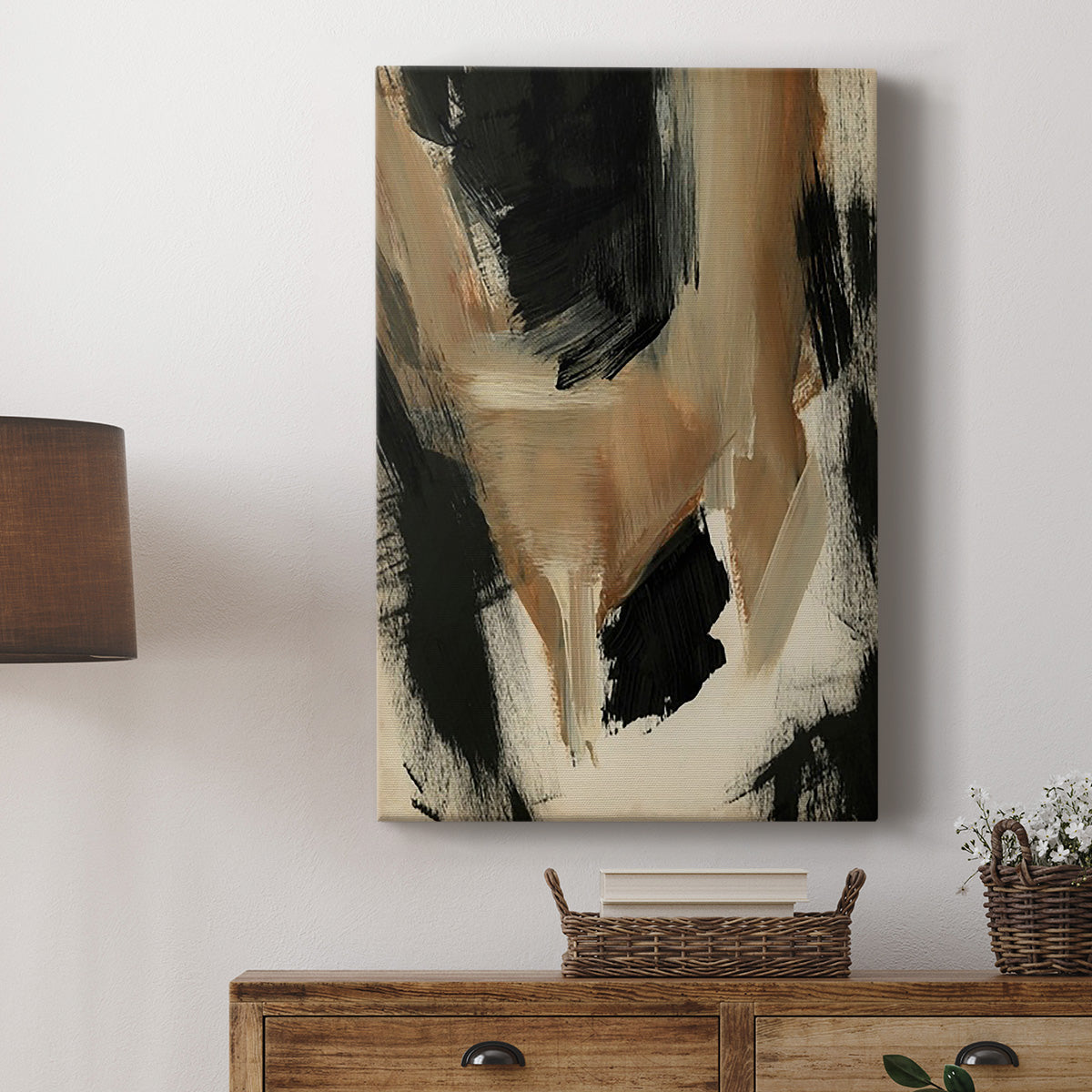 Baked Paintstrokes II Premium Gallery Wrapped Canvas - Ready to Hang