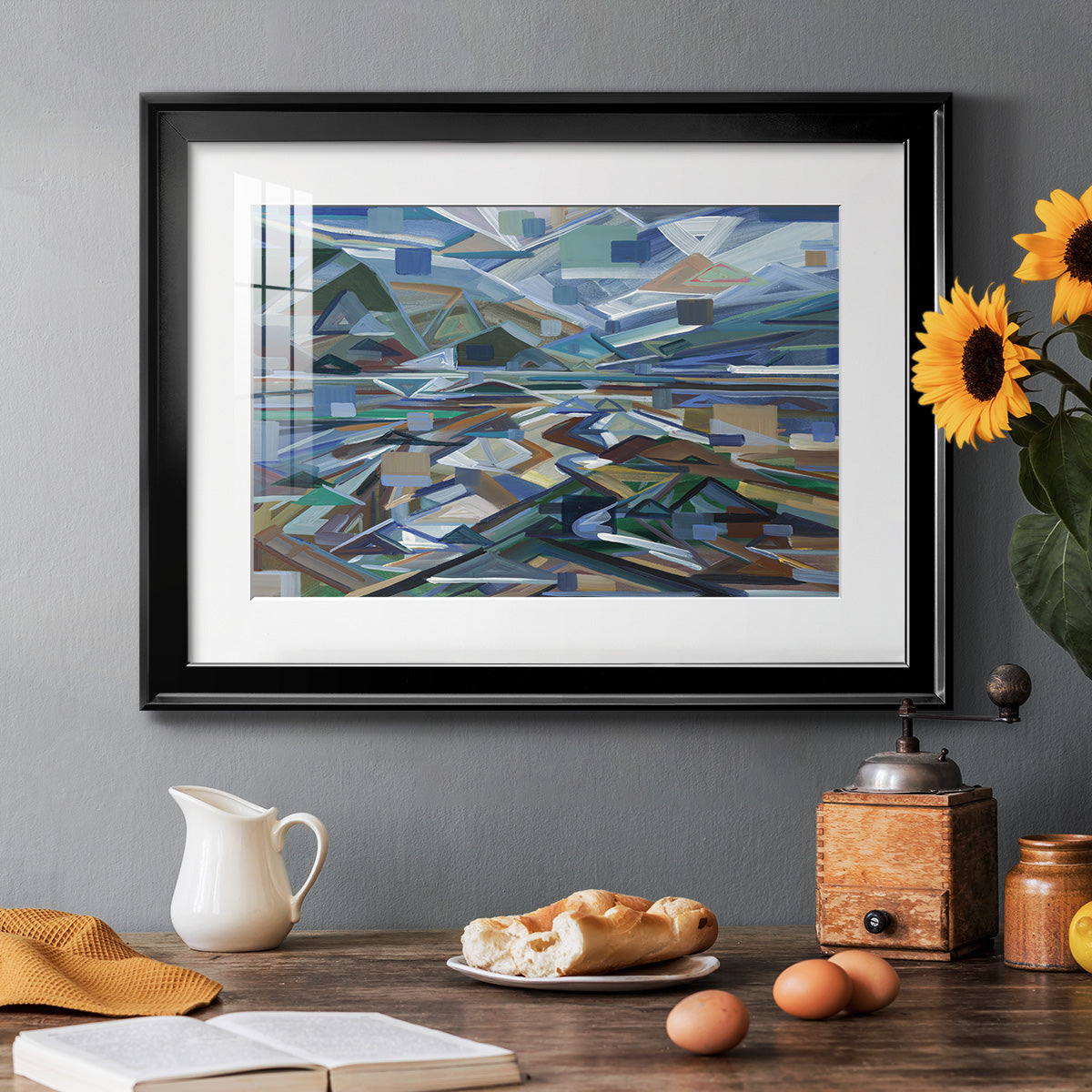 Low Tide - Modern Framed Art Print
