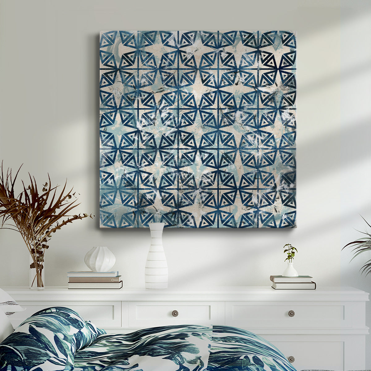 Tile-Dye IV - Canvas Art Print