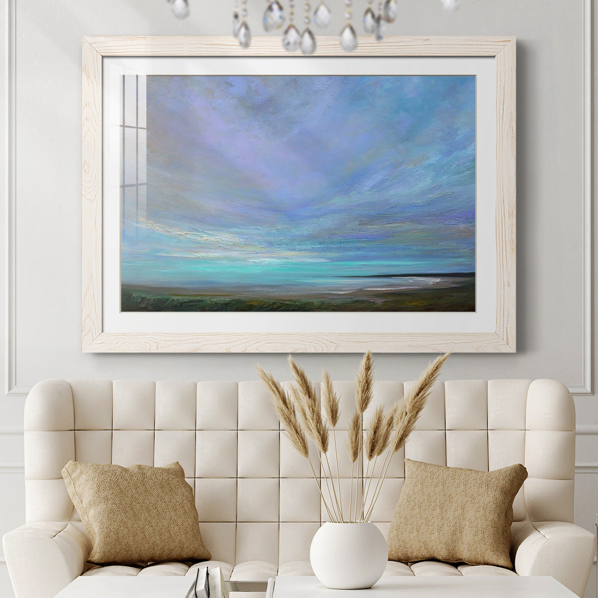 Coastal Views III - Barnwood Framed Art Print