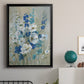 Blue Garden I - Modern Framed Canvas Print