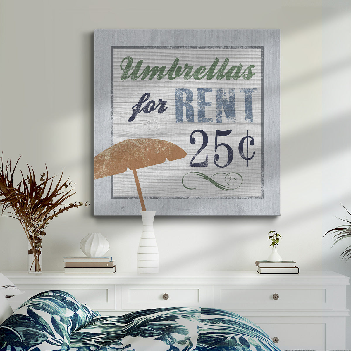 Beach Sign III - Canvas Art Print