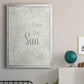 Chase the Sun - Modern Framed Canvas Print