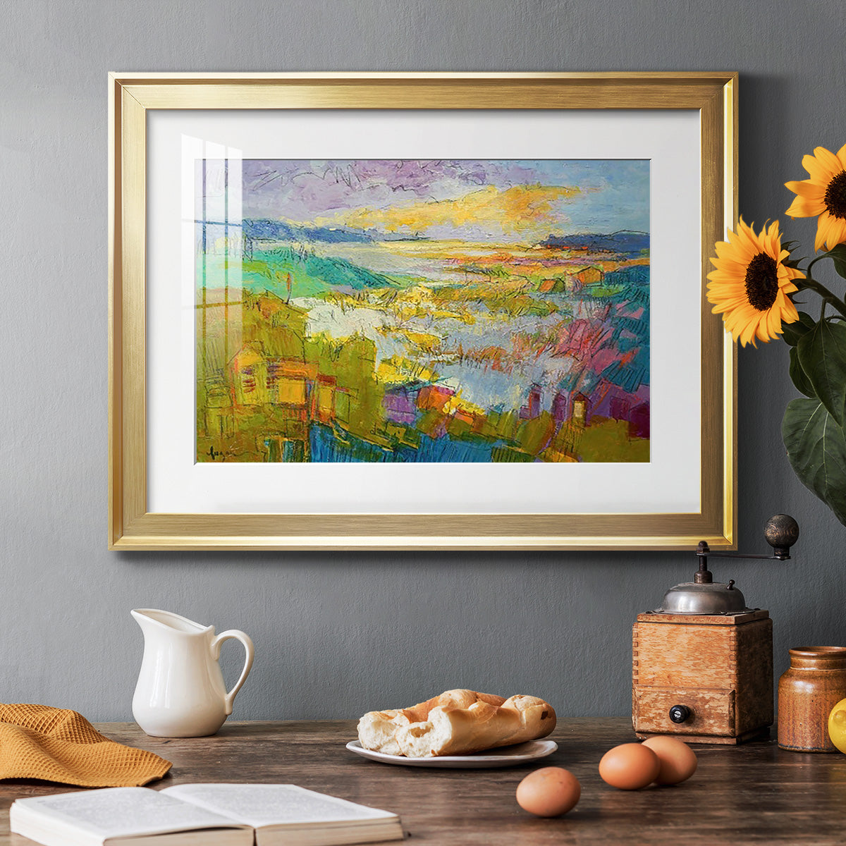 Diamond Girl Dances - Modern Framed Art Print