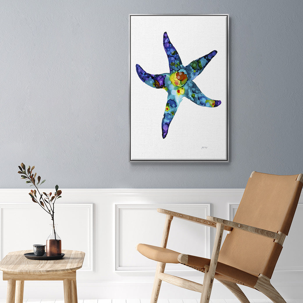 Sea Star -  Framed Canvas Print