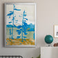 Cerulean Spruce I - Modern Framed Canvas Print