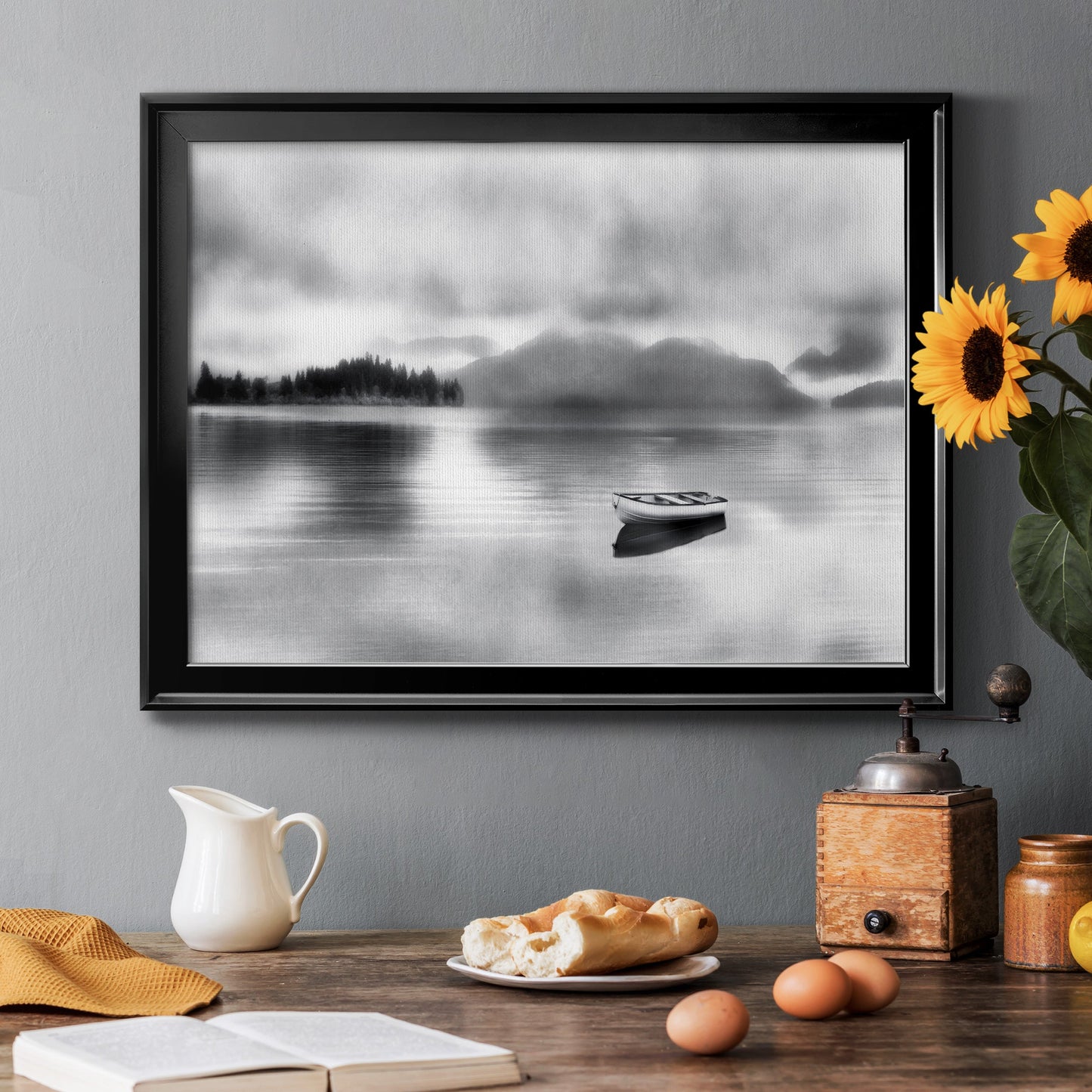 Mystic Moment - Modern Framed Canvas Print