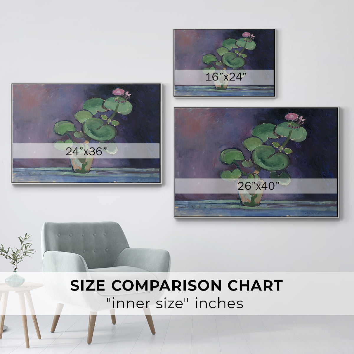 Geranium, 1909 - Floater Framed Canvas Print