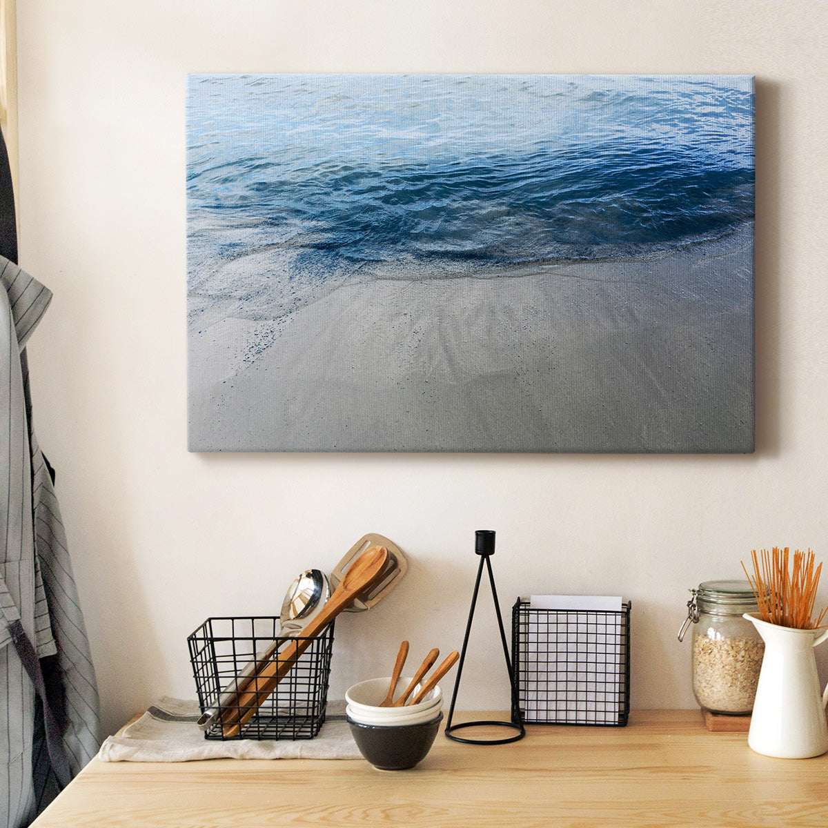 Aegean Blue Water - Canvas Art Print