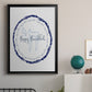 Hanukkah Go Round - Modern Framed Canvas Print